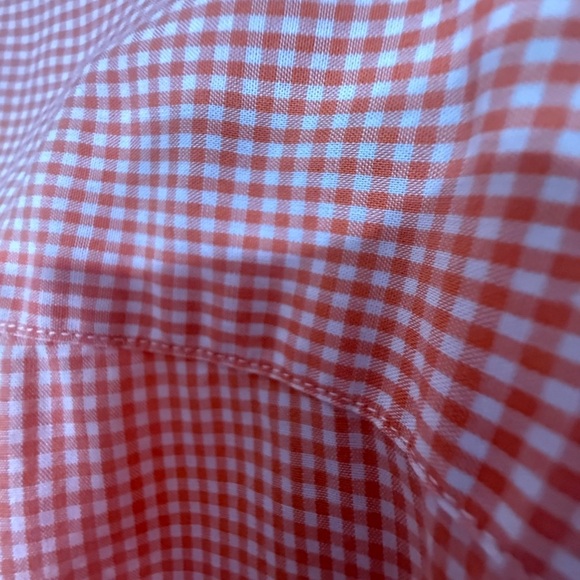 Ralph Lauren Polo orange white green gingham Men’s Button-Down Shirt – Large – - Picture 6 of 6